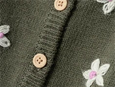 Name It mulled basil blomster strik cardigan